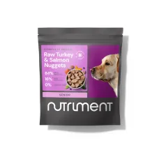 Nutriment Raw Turkey & Salmon Senior Nuggets 1kg 