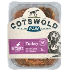 Cotswold Raw Butchers Block - Turkey 1kg Cotswold Raw Butchers Block - Turkey 1kg
