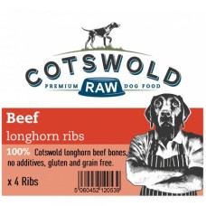 Cotswold Raw Beef Longhorn Ribs x4