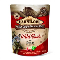 Carnilove Pouches - Wild Boar &Rosehips 300g 