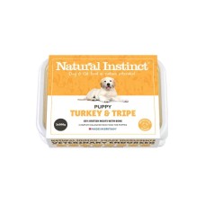 Natural Instinct Puppy - Turkey & Tripe 2 x500g  Natural Instinct Puppy - Turkey & Tripe 2 x500g