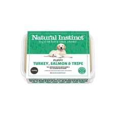 Natural Instinct Puppy - Turkey, Salmon & Tripe 2x 500g Natural Instinct Puppy - Turkey, Salmon & Tripe 2x 500g