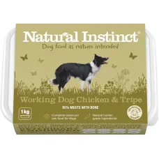 Natural Instinct - Working Chicken & Tripe 1kg  Natural Instinct - Working Chicken & Tripe 1kg