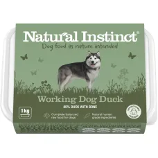 Natural Instinct -Working Dog Duck 1kg  Natural Instinct -Working Dog Duck 1kg