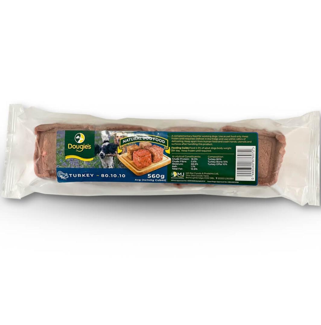 Dougies Raw Turkey  80-10-10 (560g)