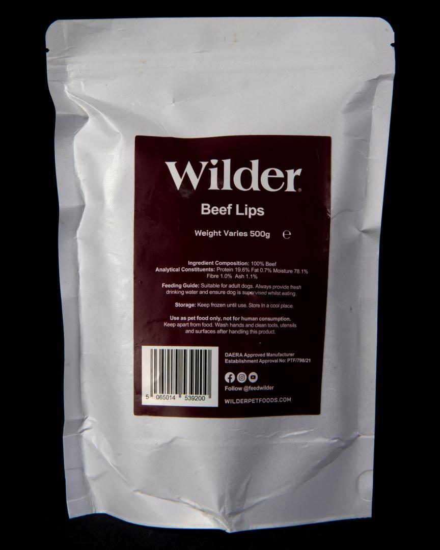 Wilder Raw Beef Lips
