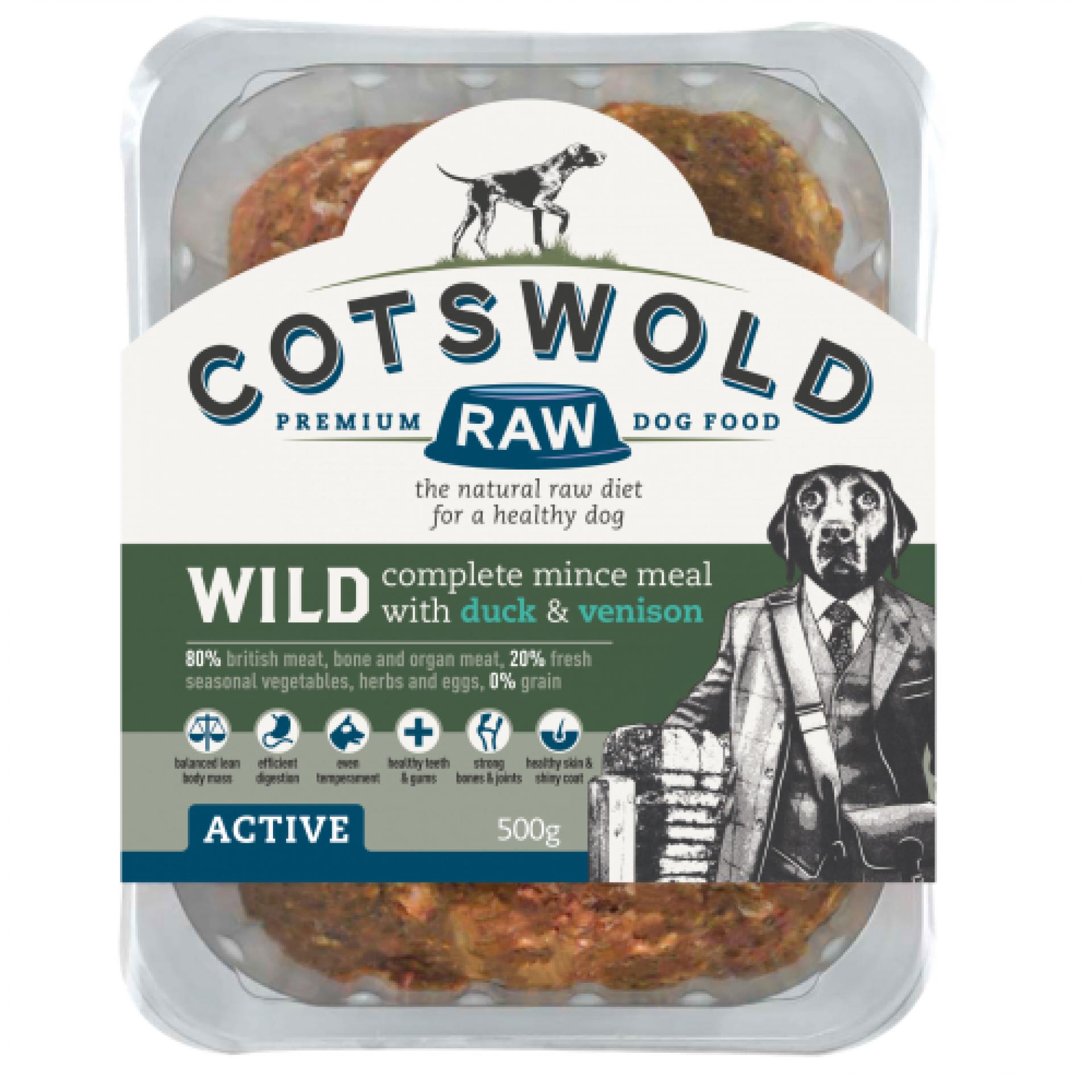 Cotswold Raw Wild Range - Duck & Venison 500g