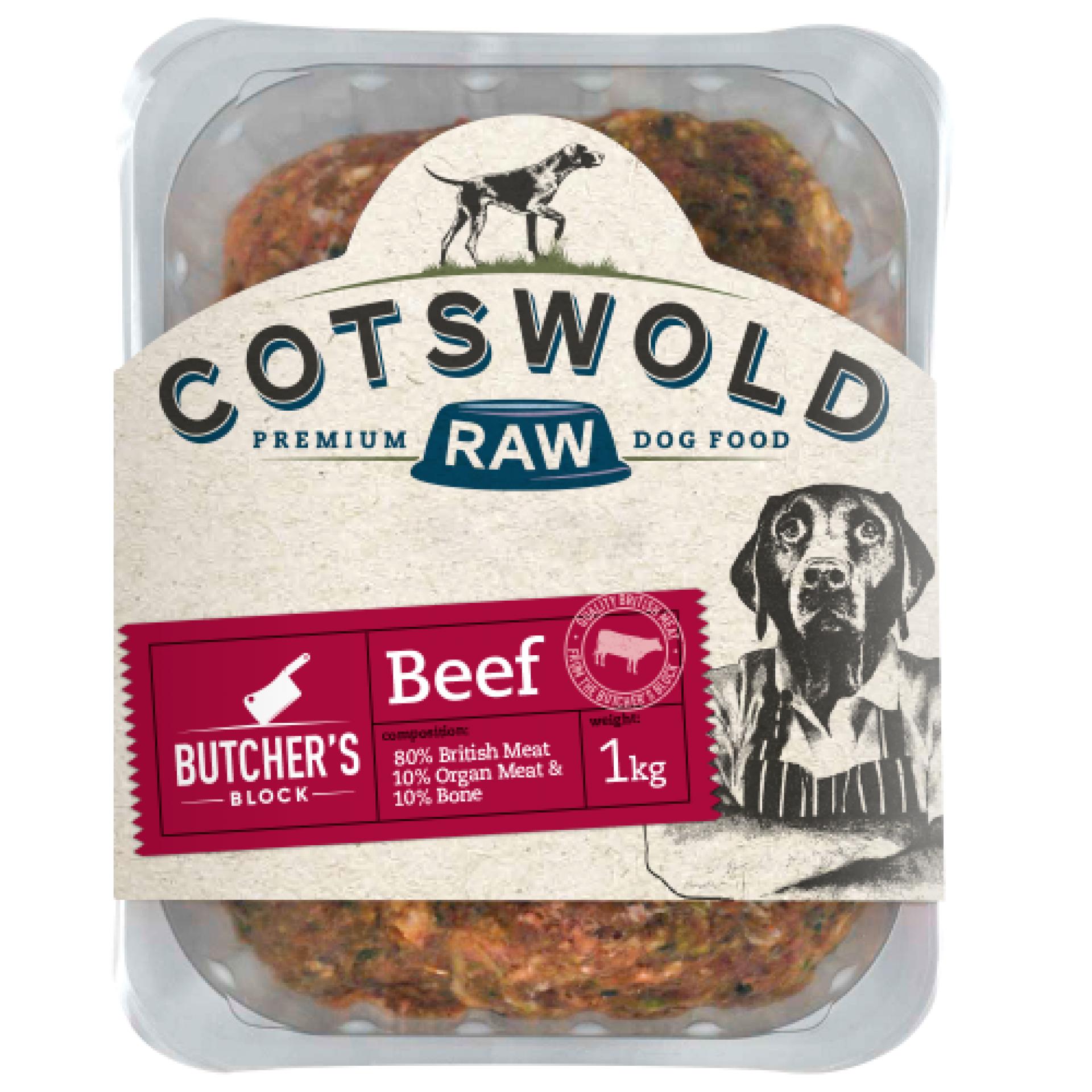 Cotswold Raw Butchers Block - Beef 1kg
