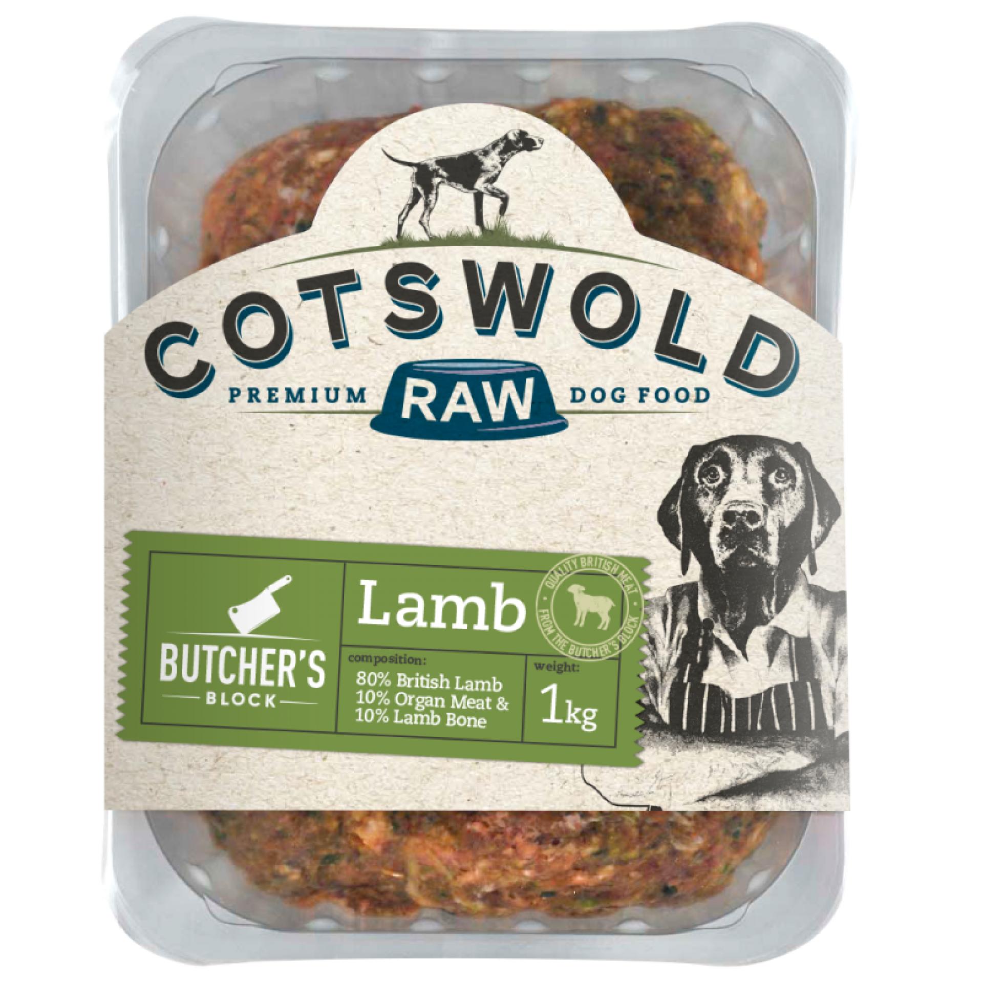 Cotswold Raw Butchers Block - Lamb 1kg