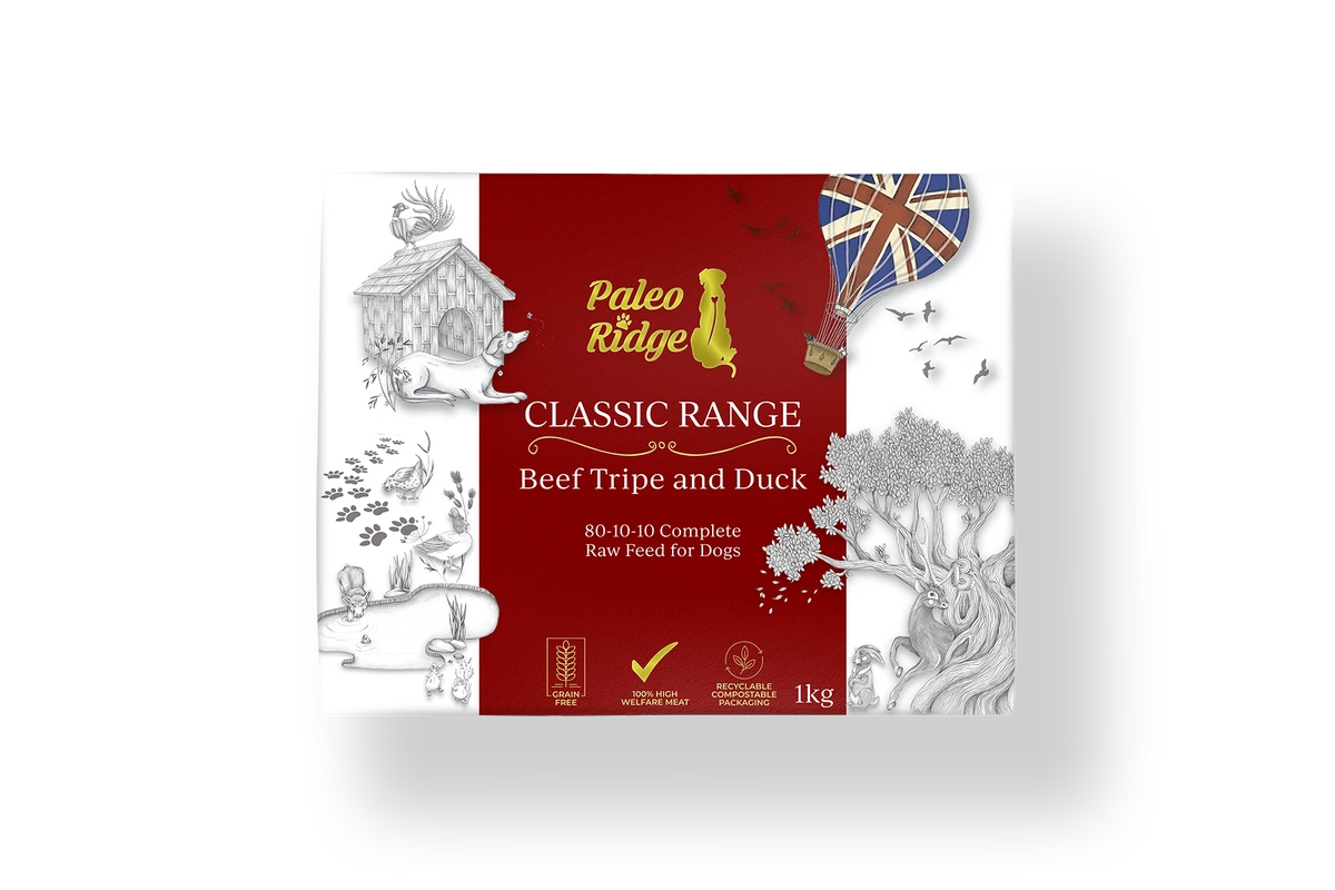 Paleo Ridge Classic Beef Tripe & Duck 1kg