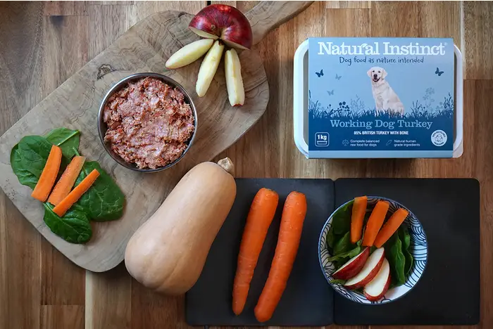 Natural Instinct - Raw Turkey 2x500g - Working Dog Food