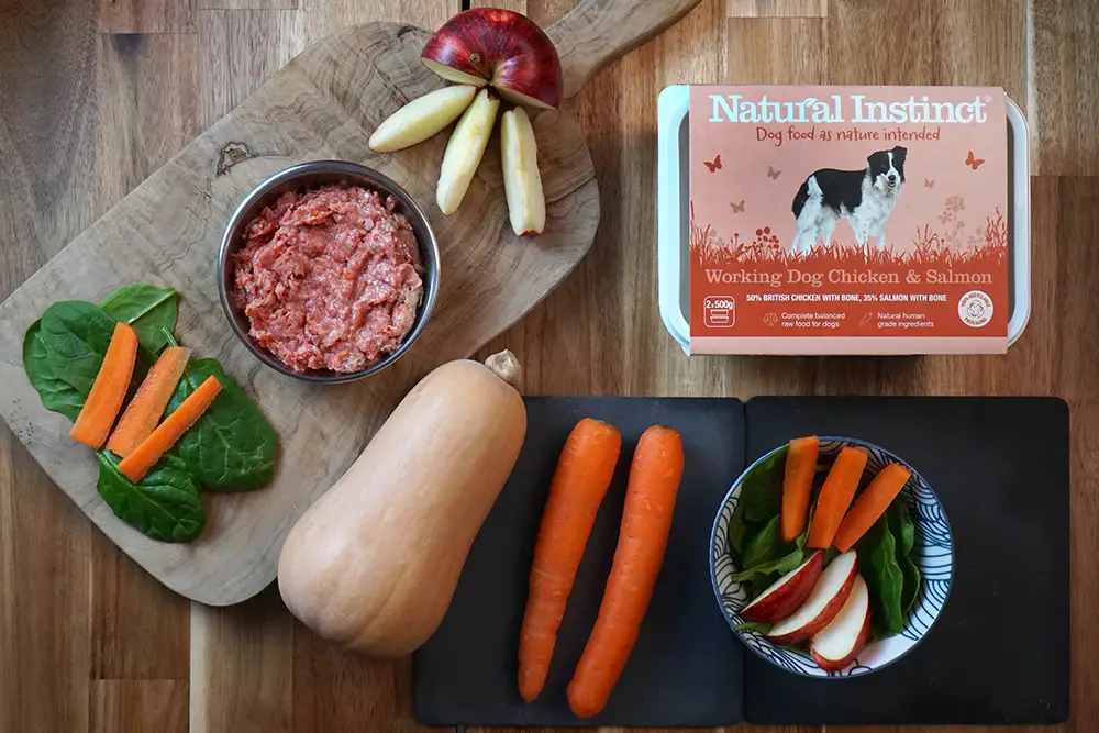 Natural Instinct - Raw Chicken & Salmon 1kg - Working Dog Food