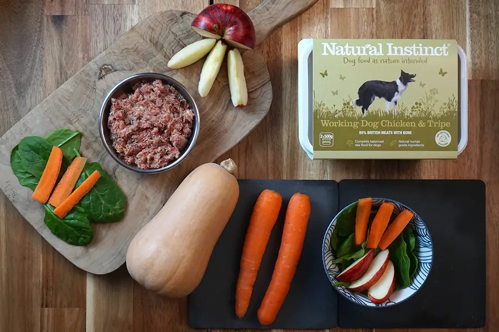 Natural Instinct - Raw Chicken & Tripe 1kg - Working Dog Food