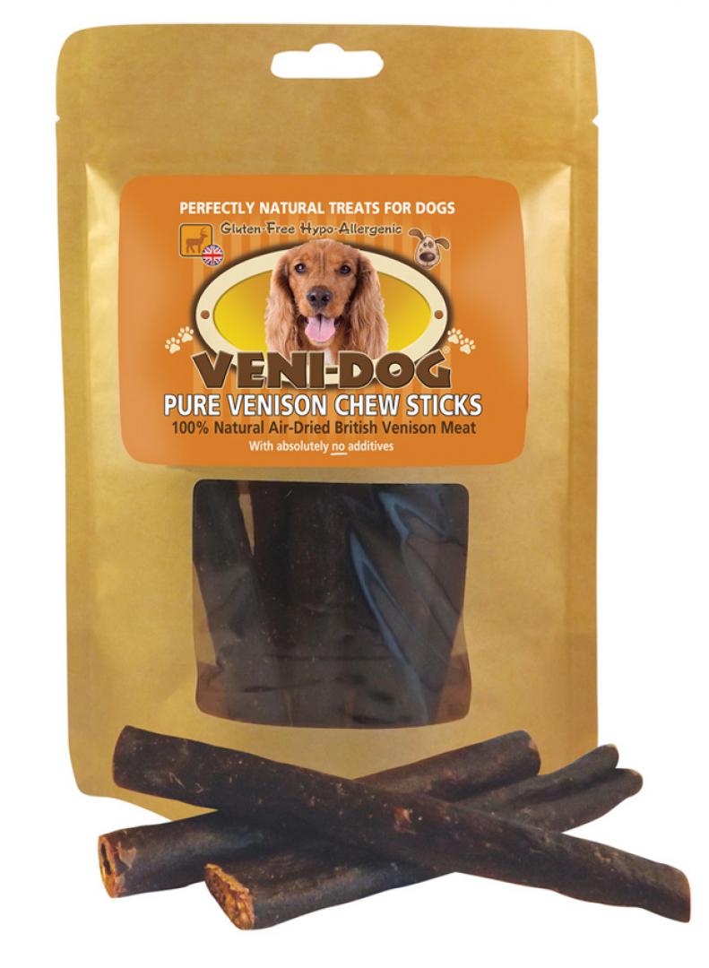 Veni Dog Venison Chew Sticks (6 pieces)