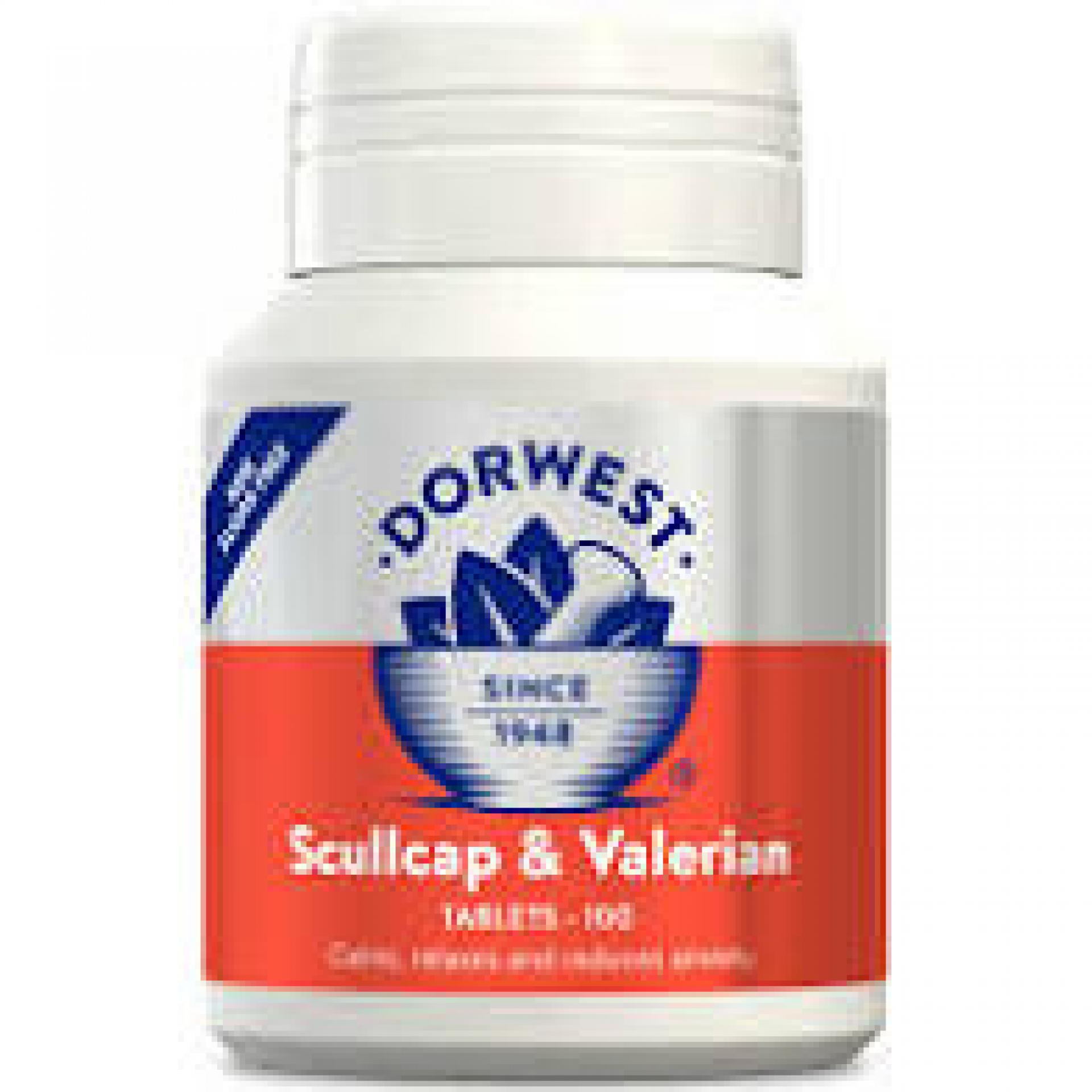 Dorwest - Scullcap & Valerian Tablets 200 tablets