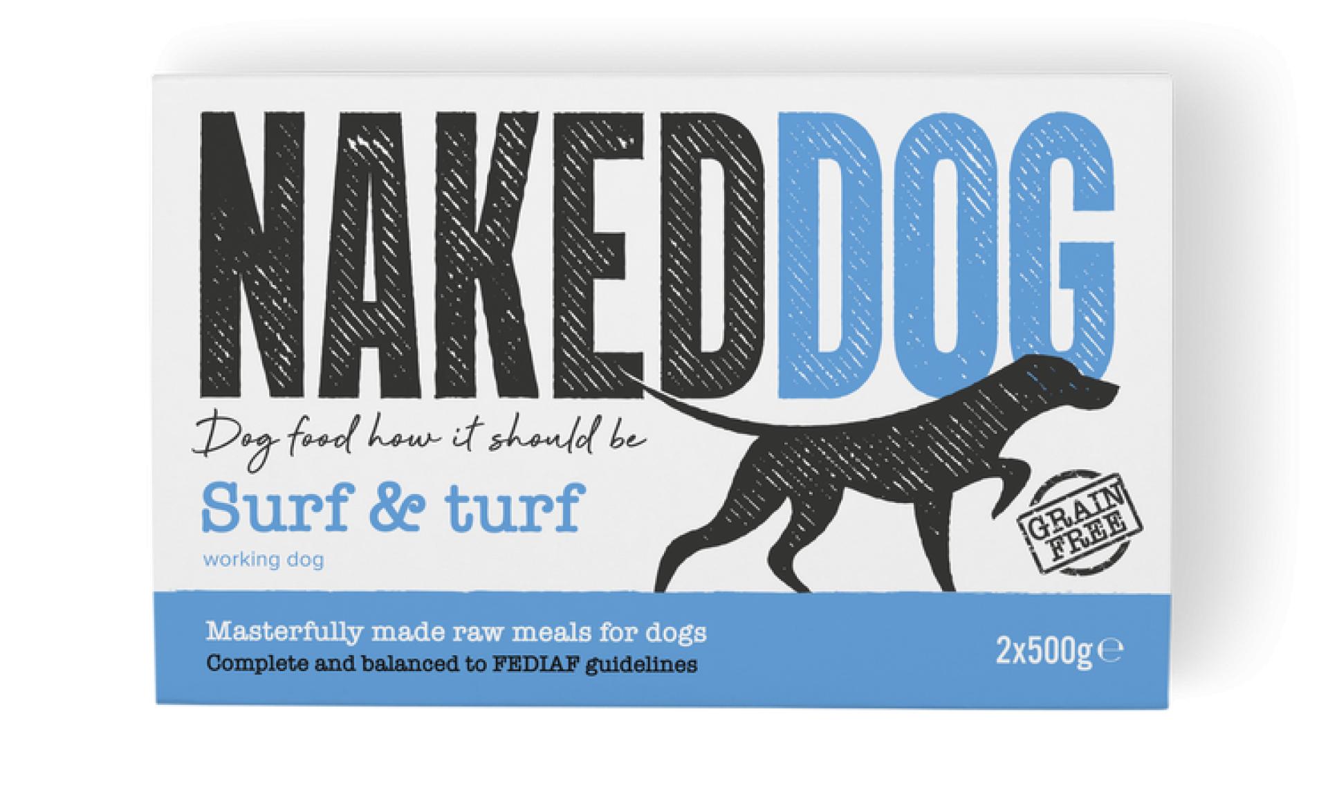 Naked Dog Original Surf & Turf 2x500g
