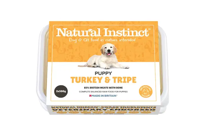 Natural Instinct Puppy - Turkey & Tripe 2 x500g 