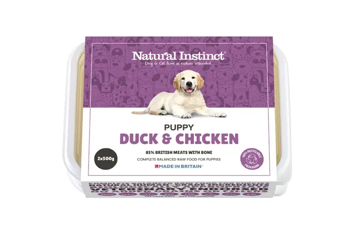 Natural Instinct Puppy - Duck & Chicken 2x500g 