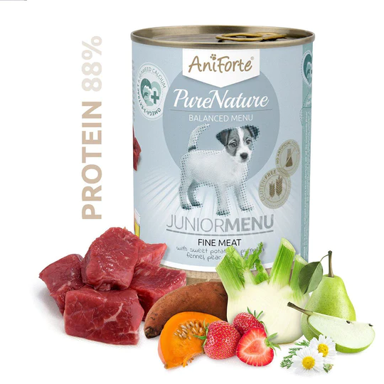 Aniforte Fine Meat Junior for Puppies 400g tin