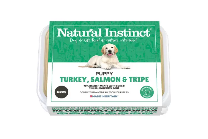 Natural Instinct Puppy - Turkey, Salmon & Tripe 2x 500g
