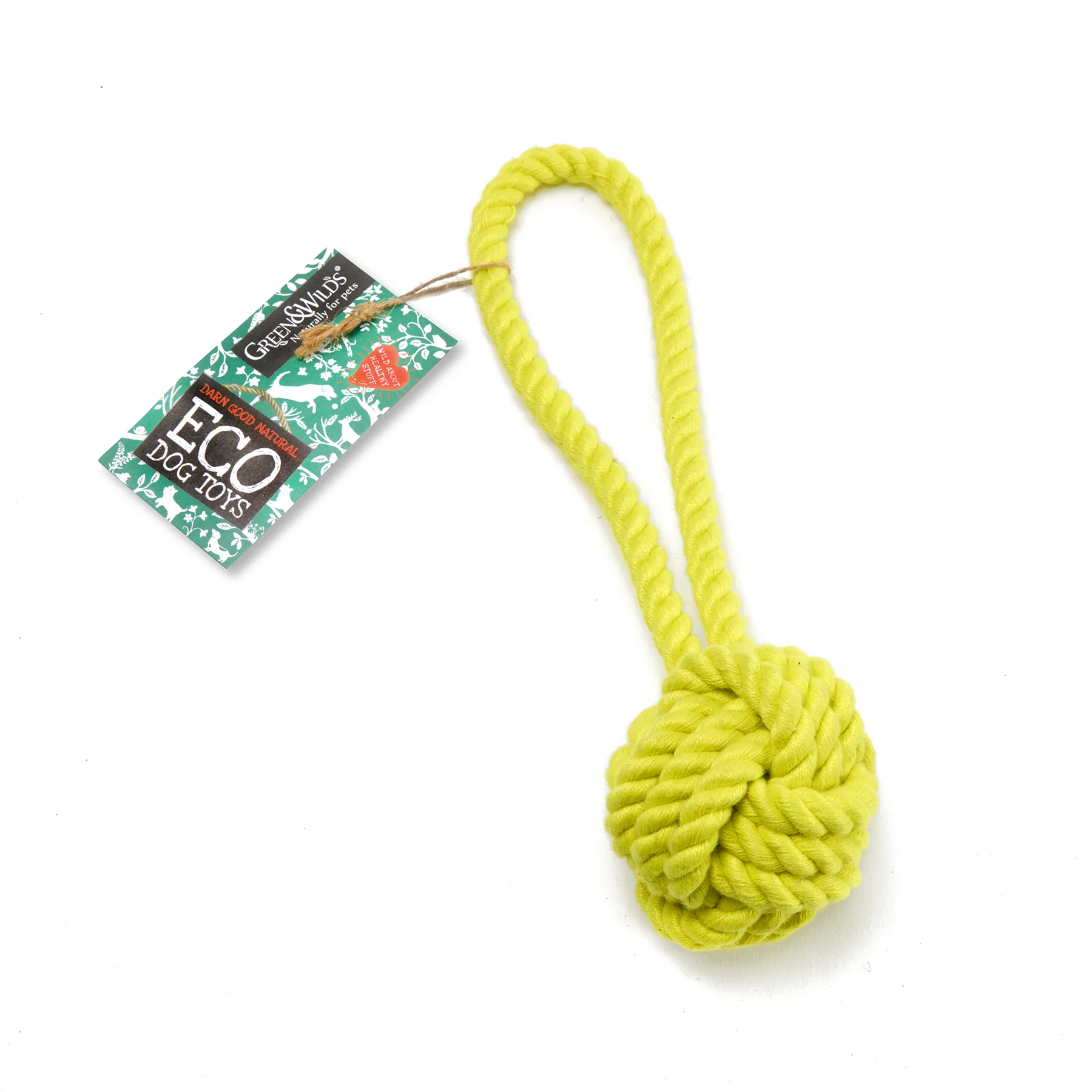 Green & Wilds Rope Ball Toy