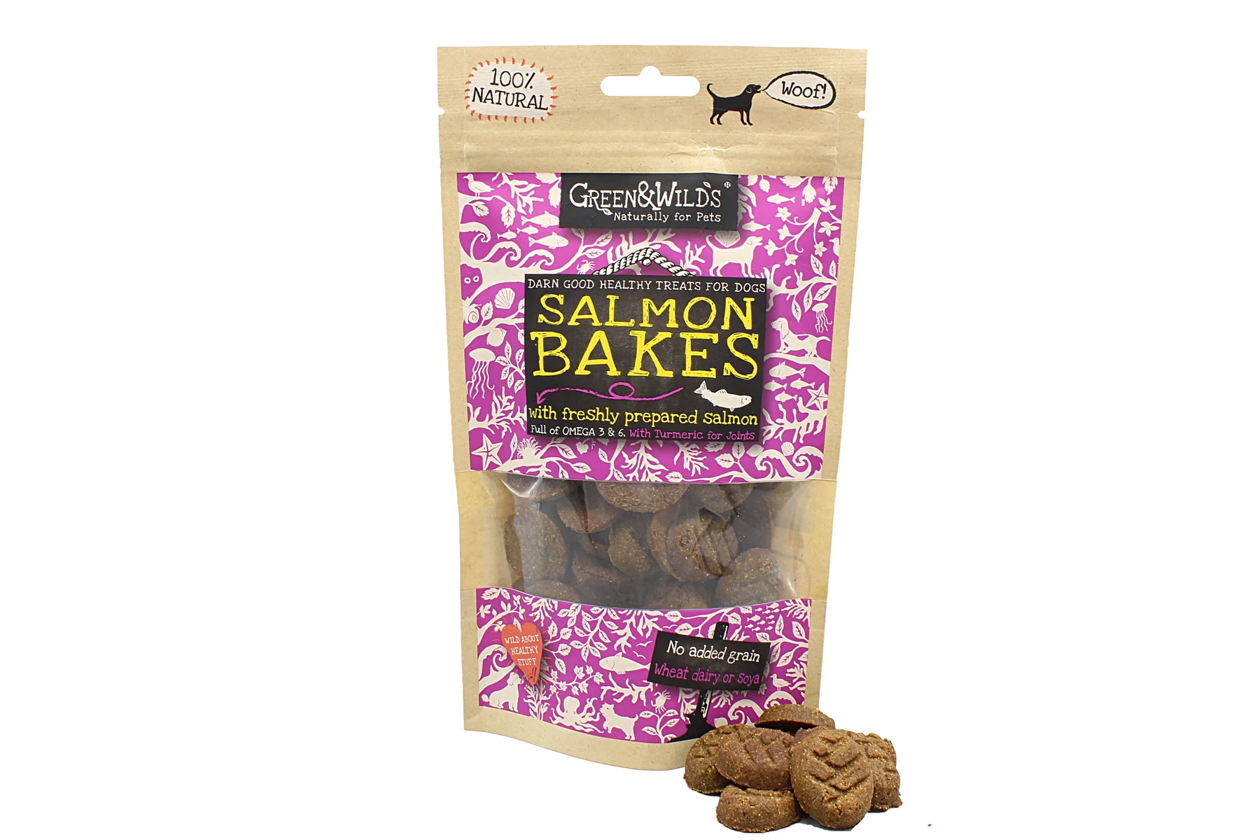 Green & Wilds Salmon Bakes 150g