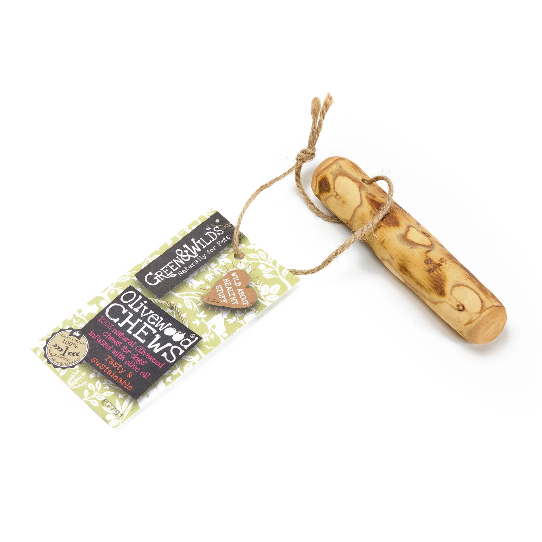 Green & Wilds Olive Wood Chew - Medium 
