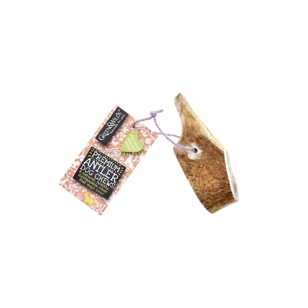 Green & Wild Fallow Antler Chew - medium