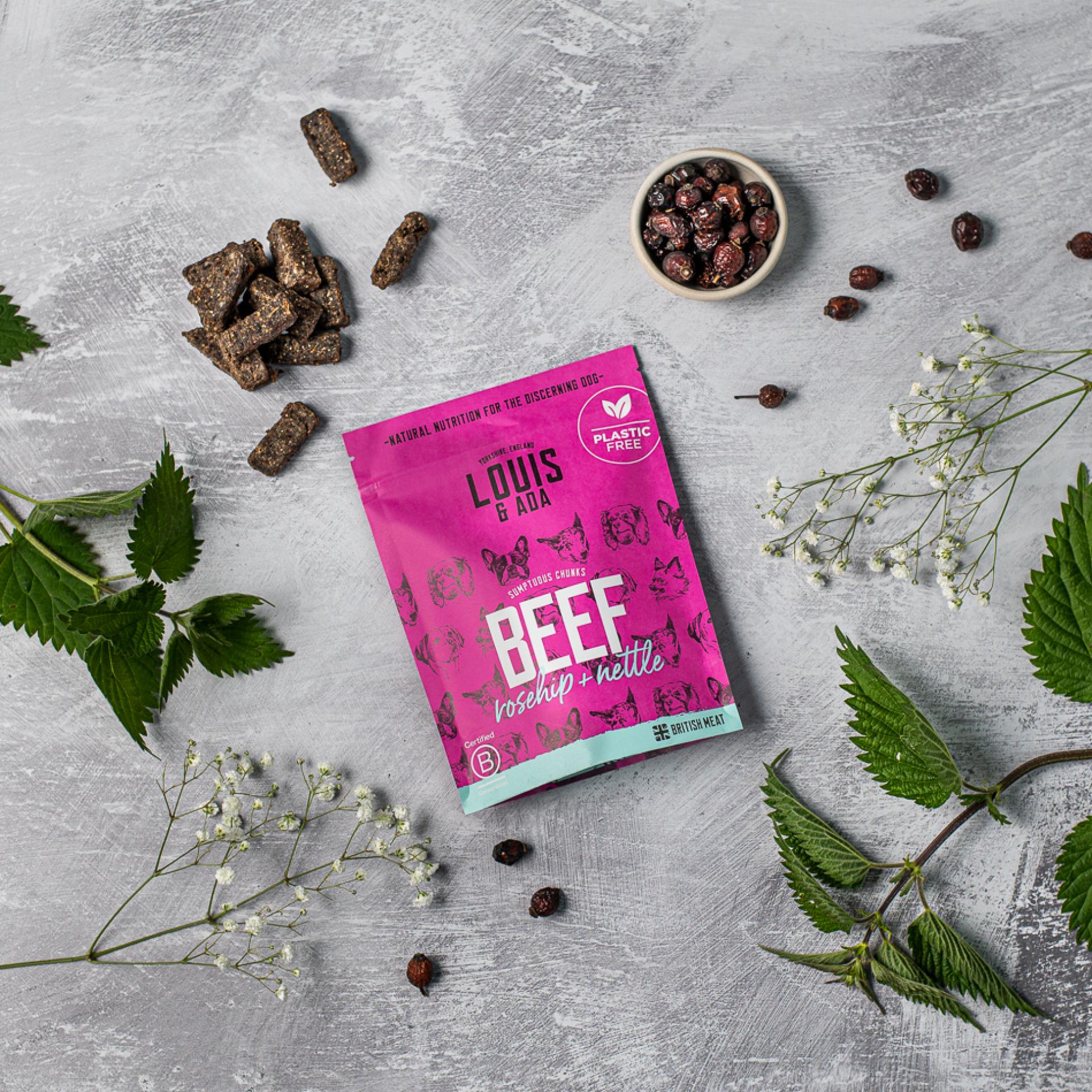 Louis & Ada Treats - Beef with Rosehip & Nettle 