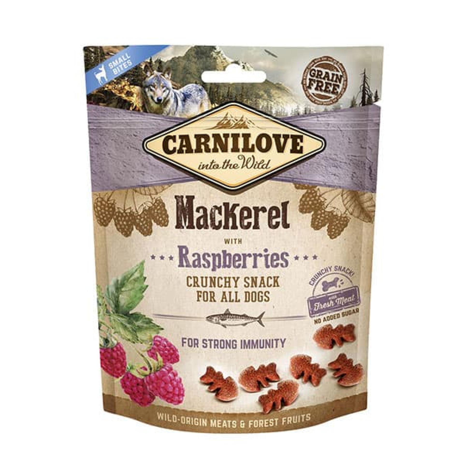 Carnilove Mackerel with Raspberries Treat  200g