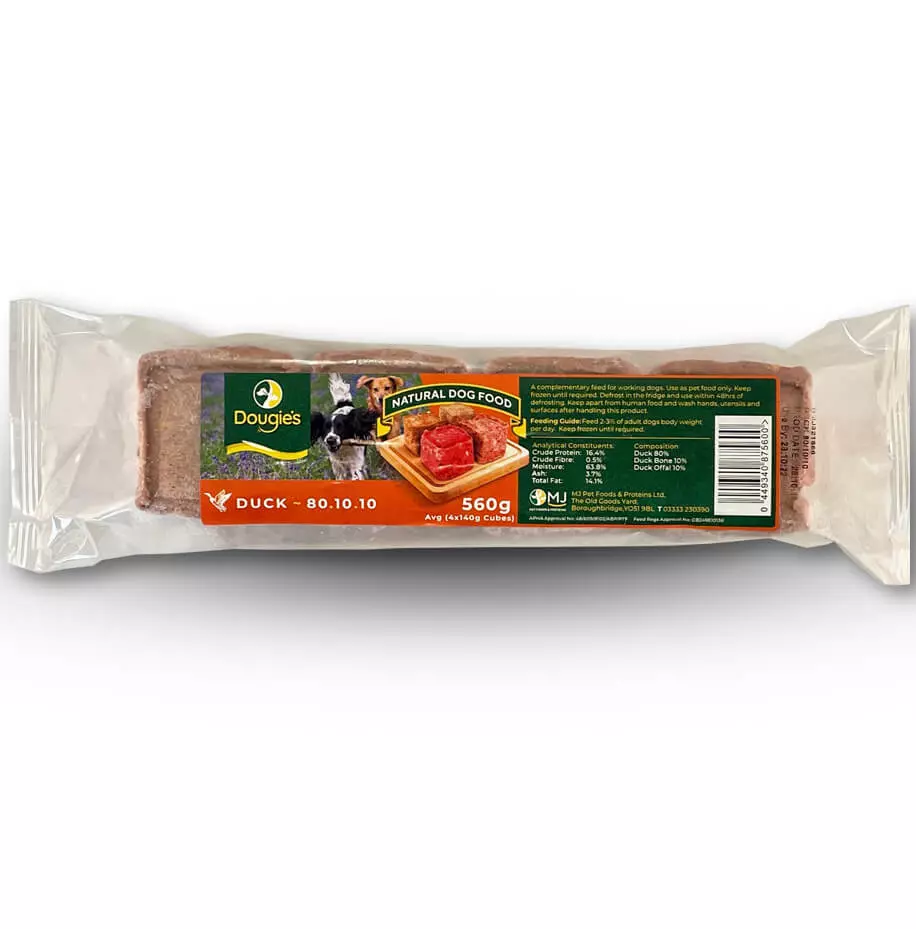 Dougies Raw Duck  80-10-10 (560g)