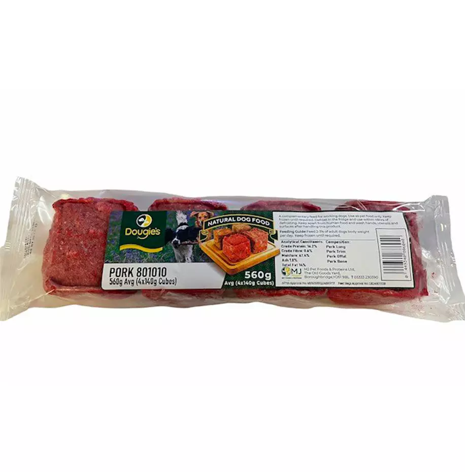 Dougies Raw Pork 80-10-10 (560g)