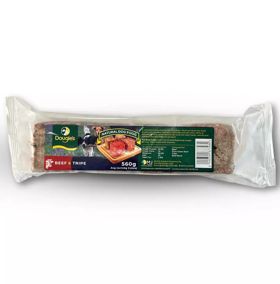 Dougies Raw Beef Tripe Mince (560g)