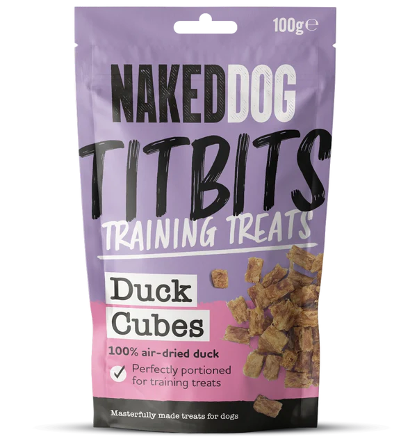 Naked Duck Titbits 100g