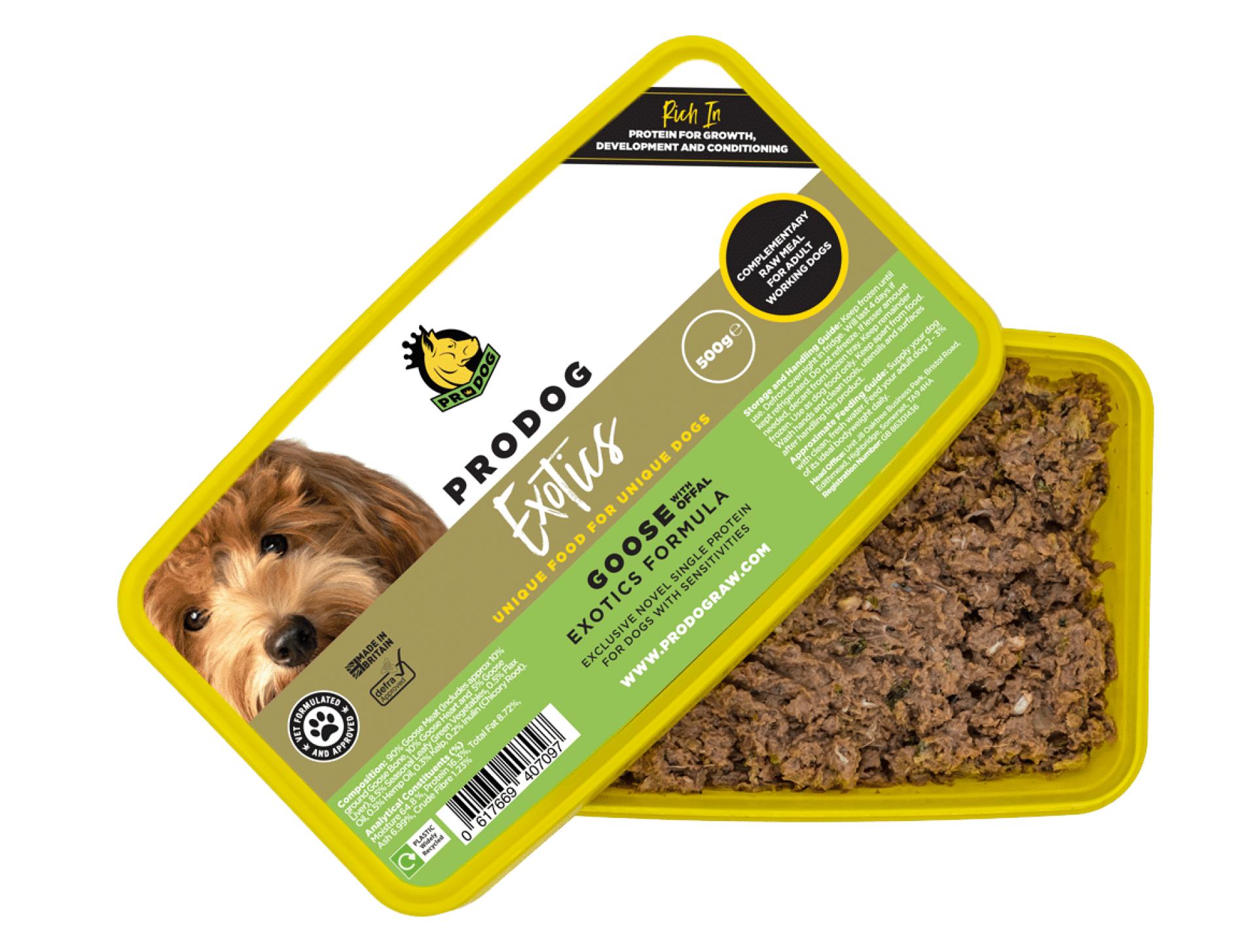 Pro Dog Raw Exotics - Goose  500g 