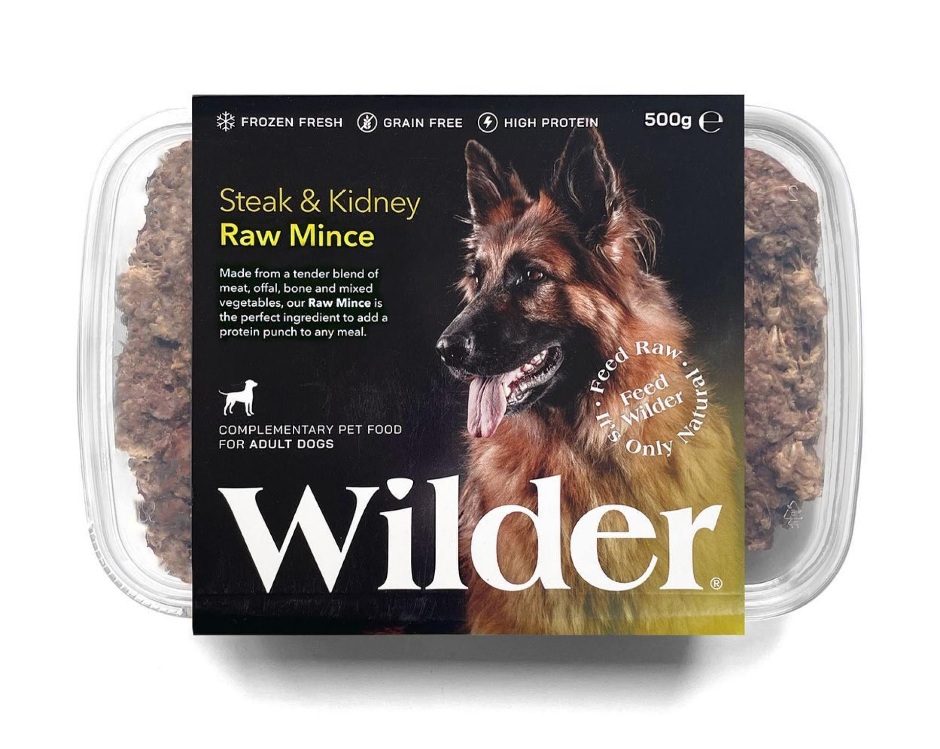 Wilder Raw Steak & Kidney 1kg